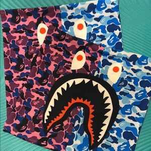 Colorful Shark Face Pillowcase Set